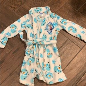 Disney frozen Olaf  plush robe